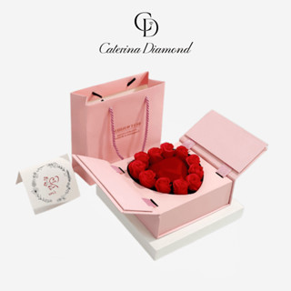 Hộp đựng quà tặng trang sức Caterina Diamond dây chuyền , nhẫn , vòng tay  7005