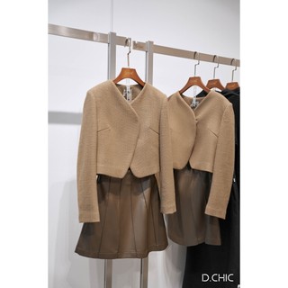  D.CHIC Áo khoác cổ tim vạt chéo MS: 165852 
