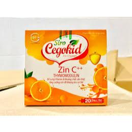 CHÍNH HÃNG CEGOKID Zinc Cegokids ống HỘP 20 ỖNG10ML