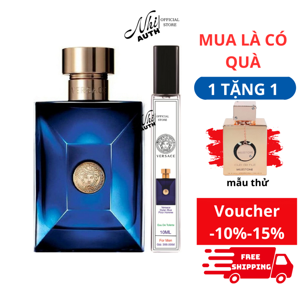 Nước Hoa Chiết 10ml Versace Dylan Blue Pour Homme EDT chính hãng