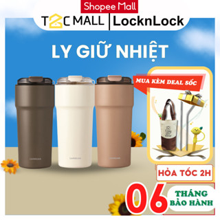Ly Giữ Nhiệt LocknLock Metro Cafe Tumbler Dây Đeo Phủ Sứ Uống Cafe 650ML 3 Màu LHC4359 - T2C Mall