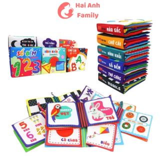 Sách vải cho bé PipoVietnam phát triển tư duy, an toàn cho trẻ sơ sinh và trẻ nhỏ