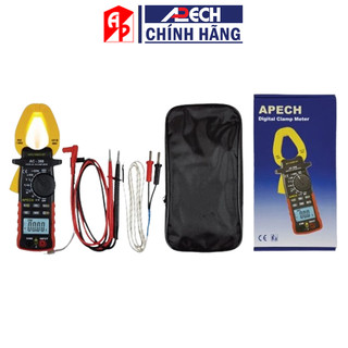 Đồng hồ kẹp dòng AC/DC 600A - Ampe kìm điện tử APECH AC-388 chống cháy đo nhầm <250V