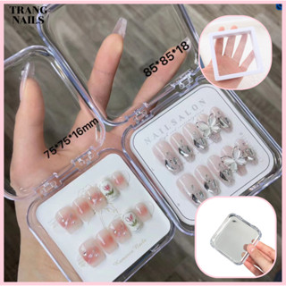  Hộp Đựng Nail Box Trong Suốt Hộp Bảo Quản Phụ Kiện Làm Móng Tay Nhựa Mica Cao Cấp - Trang Nails 