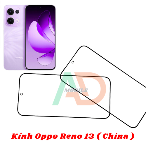 AD mặt kính Oppo Reno 13 (china)  , kính dùng ép cho oppo reno 13 (china)