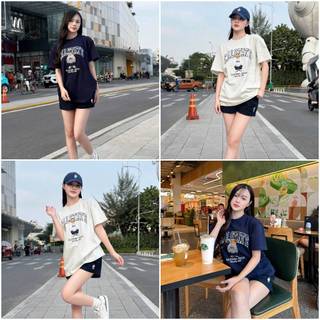 (HÀNG XUẤT XỊN) Áo thun WHO.A.U GẤU CAL.STATE NEW  Size S M L full tag-code