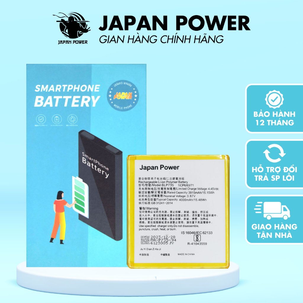 Pin Oppo BLP735 Tương Thích Cho Dòng Oppo Reno 2