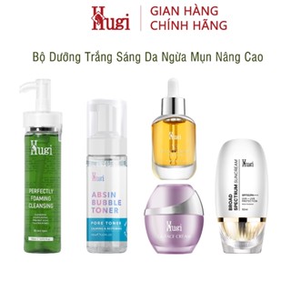 [HuGi] Bộ Đầy Đủ G6 Dưỡng Trắng Sáng Da Ngừa Mụn Se Nhỏ Chân Lông [5 sản phẩm]