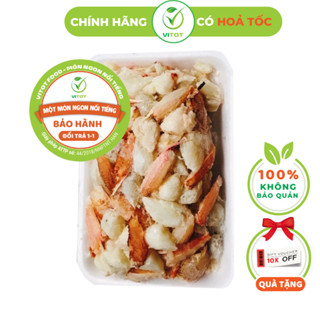 [HỎA TỐC] Thịt Ghẹ Bóc Nõn Sẵn VITOT Hải Sản Tươi Sống Đông Lạnh Thịt Chắc Ngọt