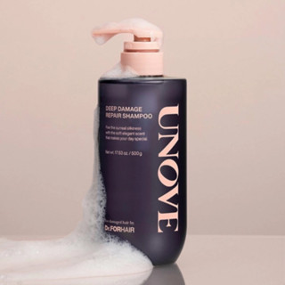 Dầu gội chăm sóc, phục hồi hư tổn UNOVE Deep Damage Repair Shampoo 500g