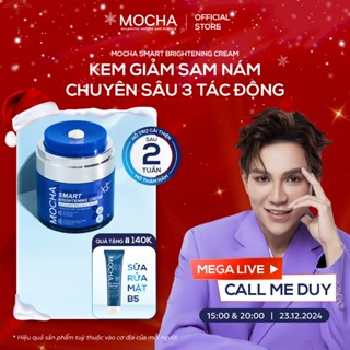 Kem Giảm Sạm Nám Chuyên Sâu Mocha Smart Brightening Cream 30gr Tặng 1 Sữa Rửa Mặt 25ml