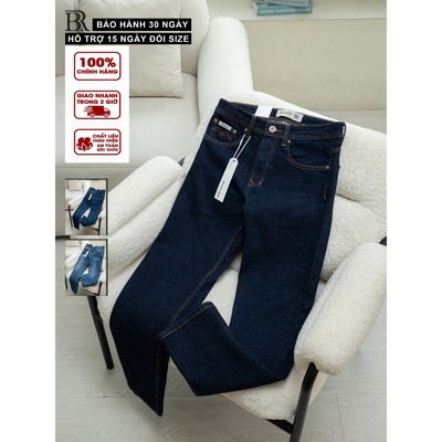 Quần Jeans nam Bravery Premium Cotton Co Giãn, dày dặn thoáng mát, phom ống đứng, không ôm