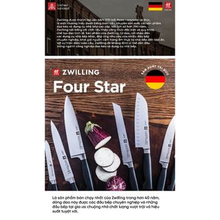 ZWILLING - Dao phi lê Four Star - 18cm