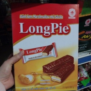 BÁNH KEM PHỦ SOCOLA LONGPIE HAIHACO 252G
