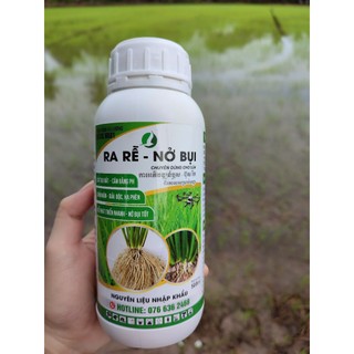 RA RỄ NỞ BỤI  (chai 500ml) - RA RỄ KHỎE, NỞ BỤI NHANH, CẢI TẠO ĐẤT