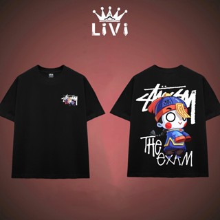 Áo thun Stuxxy Cương thi from rộng LVT247 basic nam nữ phong cách cute phô mai que unisex - LiVi Tee 