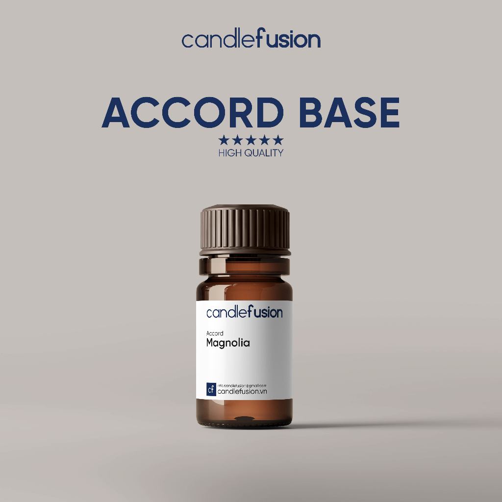 Hương liệu nến thơm đơn hương Magnolia Accord (Chi Mộc Lan) - Candle Fusion - Chứng nhận an toàn IFR