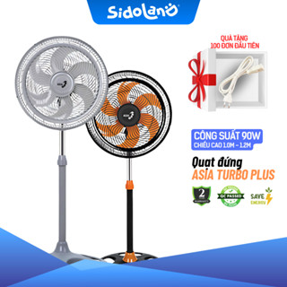 [HCM] Quạt đứng bán công nghiệp ASIA TURBO PLUS 90W 6 cánh - BH 24 tháng