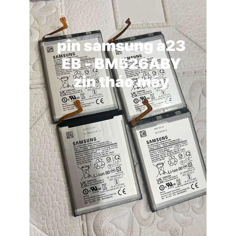 Pin zin tháo máy Samsung A23 5G / A73 5G / F23 5G / M23 / M52 5G / M53 5G ( EB-BM526ABY