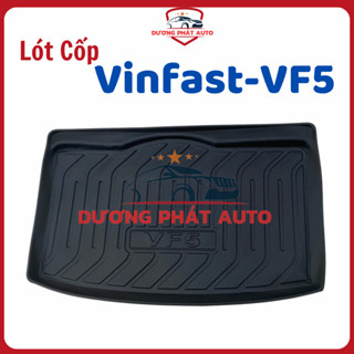 LÓT CỐP nhựa dẻo xe Vinfast VF5, lót cốp sau xe ô tô VF5 - Nhựa dẻo, đàn hồi tốt, dễ vệ sinh
