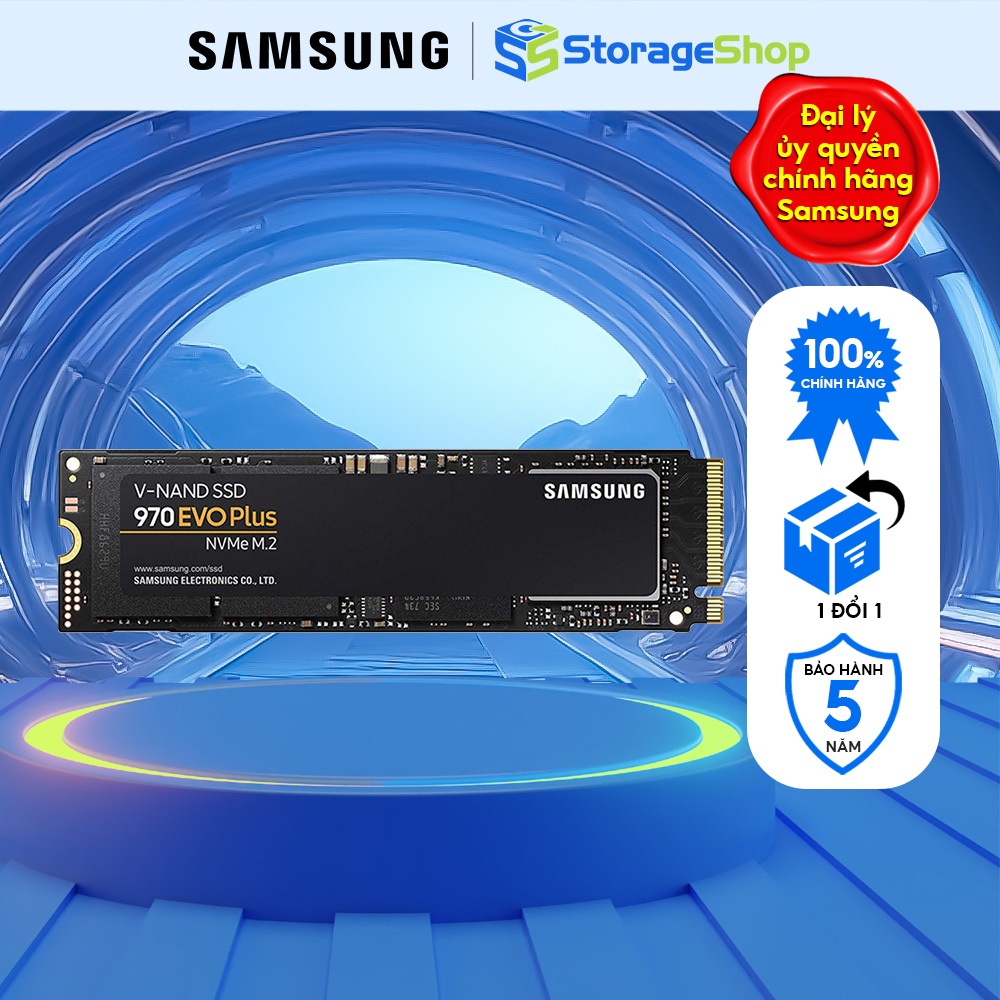 Ổ cứng gắn trong SSD Samsung 970 Evo Plus 250GB | 500GB | 1TB | 2TB PCIe Gen3 x4 NVMe M2 - 3500MB/32