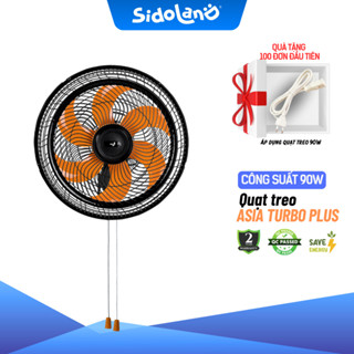 [HCM HOẢ TỐC] Quạt treo tường ASIA TURBO PLUS mạnh mẽ công suất 90W 6 cánh - BH chính hãng 24 tháng