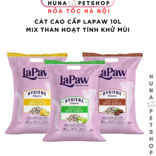 Cát Vệ Sinh Mèo LaPaw Than Hoạt Tính - Siêu Vón Cục, Khử Mùi, Thơm Lâu, Ít Bụi - Huna