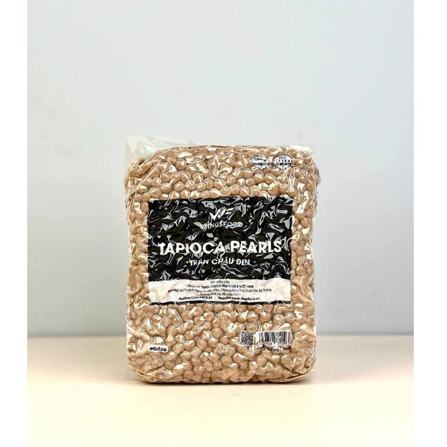 Trân châu Đen WINGS 3KG - nguyên liệu trà sữa KENBAR