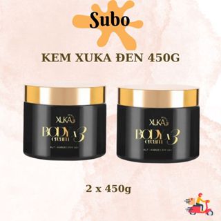Combo 2 Hộp Kem Body Dưỡng Trắng Da XUKA X3 Dưỡng Trắng, Làm Ẩm, Chống Nắng Hộp Đen 450g
