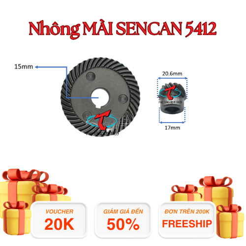 Nhông/ bánh răng mài SENCAN 5412