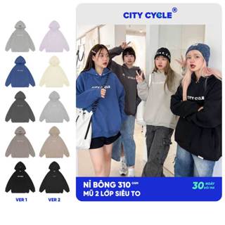 Áo hoodie đôi nam nữ dày nỉ Local Brand Chính Hãng City Cycle Space