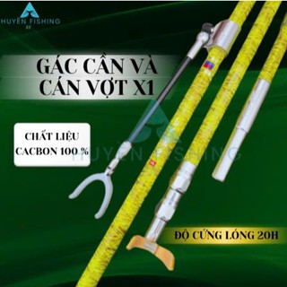 [Chính Hãng] Gác Cần - Cán Vợt Huyền fishing Săn Hàng X1 Độ Cứng 20H Chuyên Câu Đài H022
