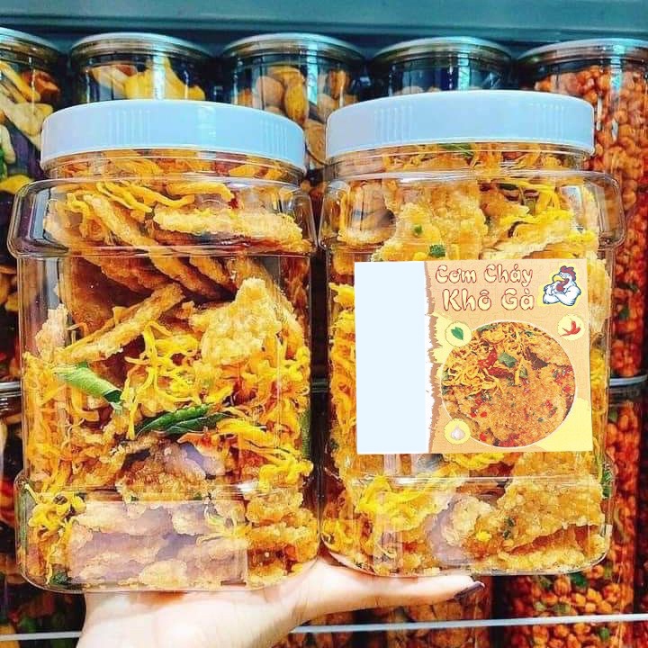 Cơm Cháy Lắc khô gà 1KG 2 HỘP