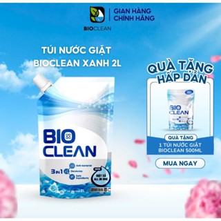  Nước giặt xả BIO CLEAN nước giặt đa năng hương sunny lưu hương thơm lâu 4-5 ngày an toàn cho da Dung Tích 2 Lít 