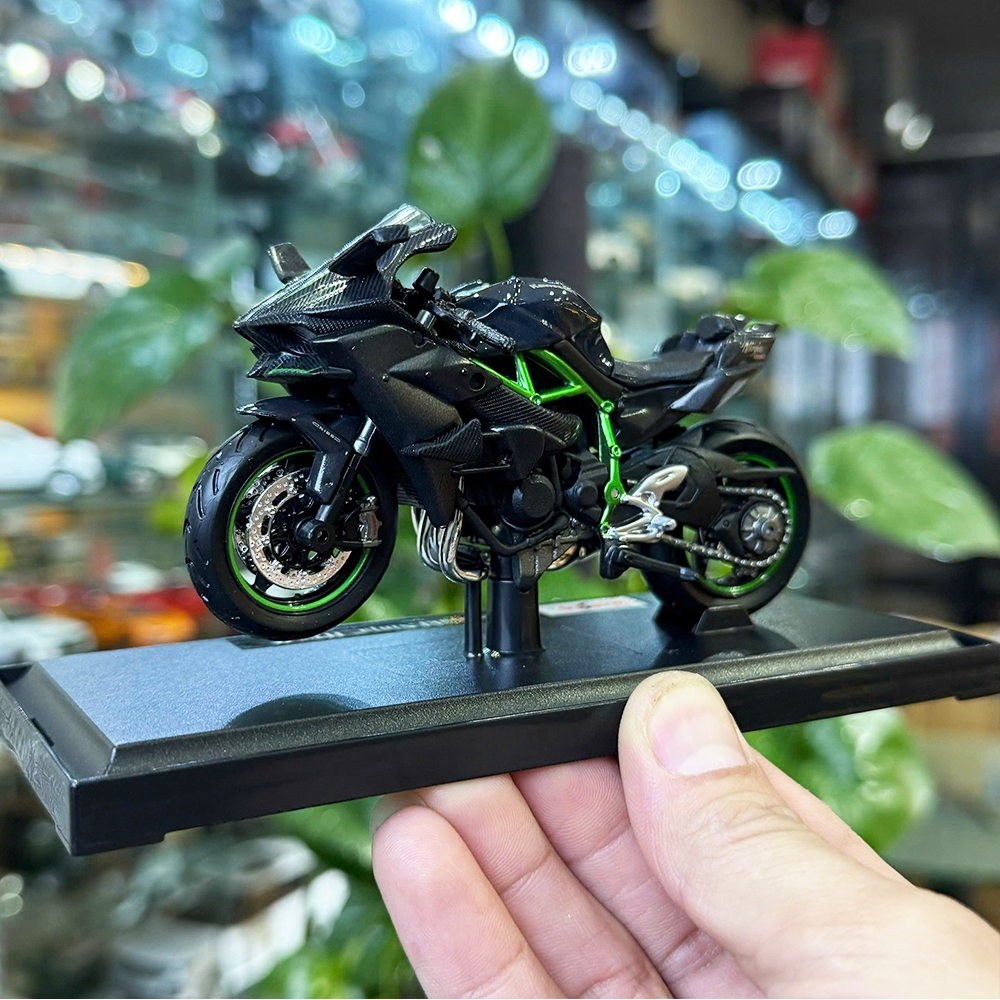 Mô hình xe mô tô Kawasaki Ninja H2R tỉ lệ 1:18 Maisto