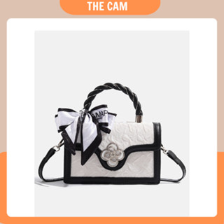 Túi xách nữ cầm tay dễ thương,phù hợp làm túi xách đi chơi nổi bật tặng kèm khăn quấn ngẫu nhiên THE CAM