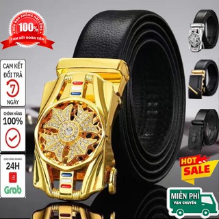 Thắt Lưng Nam 🎁 Giá Sốc 🎁 khóa tự động cao cấp, dây nịt nam mặt xoay 360 độ thể thao