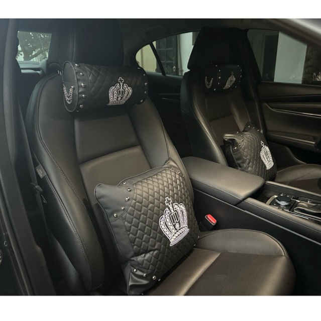 Gối tựa đầu tựa lưng Vương Miện cá tính