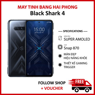 Điện thoại Xiaomi Black Shark 4 rom quốc tế RAM 8/128GB chip Snapdragon 870 hỗ trợ sạc 120W màn hình 144Hz