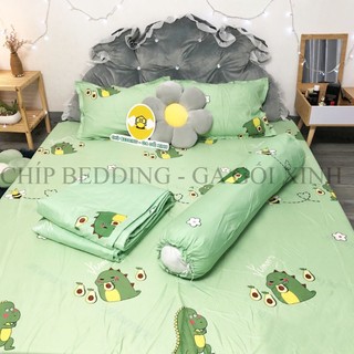 Bộ Ga Và Vỏ Gối Cotton Poly 4 Món (1 Ga + 2 Vỏ Gối Nằm +  1 Vỏ Gối Ôm)