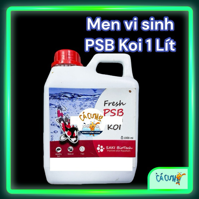 Vi sinh PSB chuyên dùng cho hồ cá KOI Fresh PSB 1 lít - Men vi sinh hồ cá koi (Hàng Công Ty)