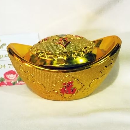 thỏi vàng 5x10 cm phong thủy
