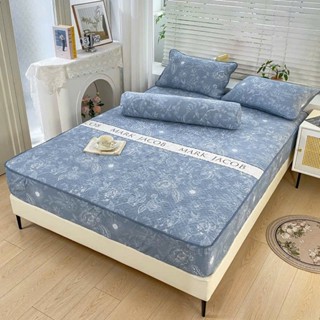  Bộ Ga Gối Cotton Đũi Hàn Chần Bông Cao Cấp,Set 3 Món phi lụa Mềm Mịn Thoáng Khí m6 m8 2m 