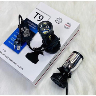 Pha Đèn led bi cầu mini T9 bản cao cấp 2024 chân h4 có ốc chỉnh