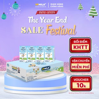 Sữa tiệt trùng VPMilk Grow+ hộp 110ml (thùng 48 hộp)