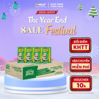 Sữa ca cao mầm lúa mạch đen VPMilk Nutrimalt 110ml (thùng 48 hộp)