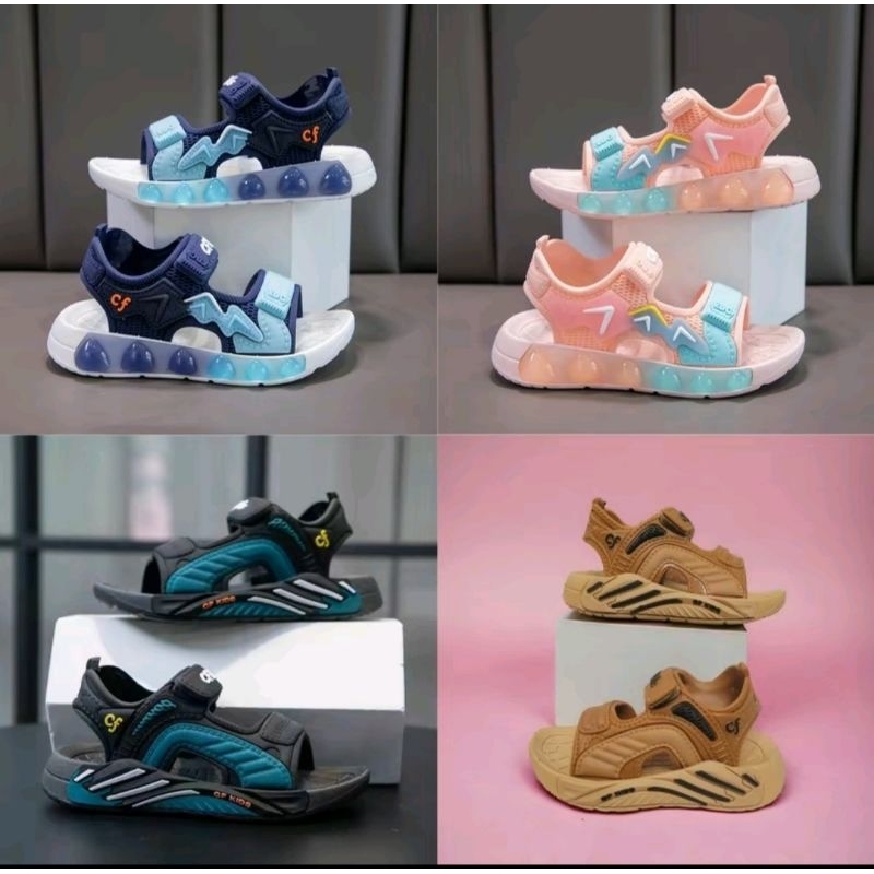 Dép sandal quai hậu cho bé trai và bé gái chất cao su đi học đi chơi size 21 - 35 T888