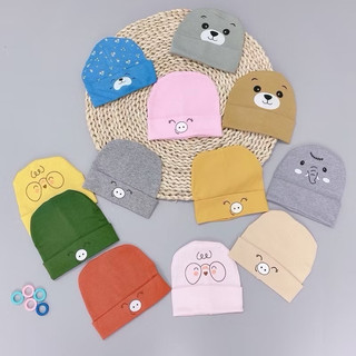 Mũ cotton sơ sinh hàng cao cấp