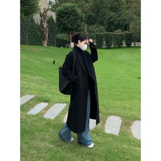 [Sẵn] Áo Khoác Dạ Măng Tô Nữ Kiểu Mùa Đông Dáng Dài Form Rộng Bigsize Dày Ấm Đại Hàn Quốc Nữ Chali AD2308
