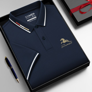 Áo polo nam MÃ ĐÁO THÀNH CÔNG [Tặng Hộp Gói Quà] Vải cá sấu FeelMax thoáng mát, sang trọng - SIXMEN